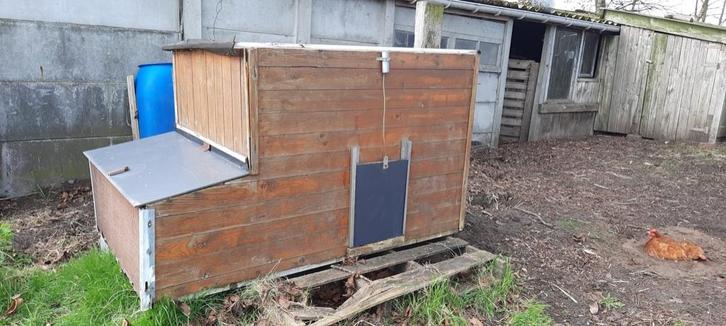Gratis kippenhok, Dieren en Toebehoren, Vogels | Hokken en Kooien, Gebruikt, Overige typen, Hout, Ophalen