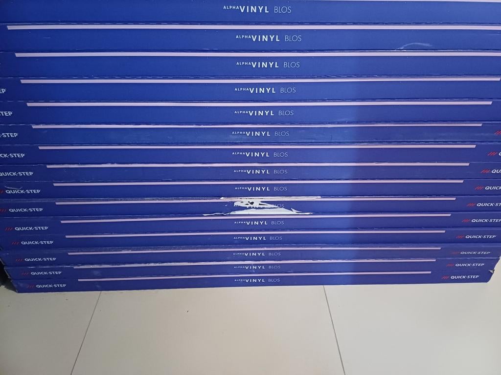 Quickstep alpha vinyl blos geintegreerde ondervloer, Ophalen, Kunststof, 50 tot 150 cm, Nieuw