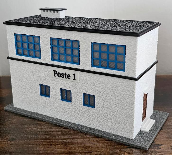 Bâtiment HO - Poste d'aiguillage HO 1/87, Hobby & Loisirs créatifs, Trains miniatures | HO, Neuf, Pont, Tunnel ou Bâtiment, Autres marques