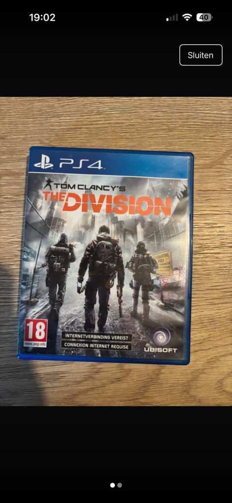 Tom clancy’s the division, Consoles de jeu & Jeux vidéo, Jeux | Sony PlayStation 4, Enlèvement ou Envoi, Comme neuf