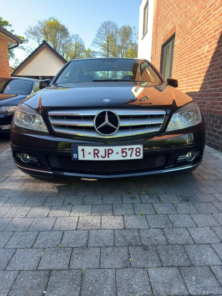 Mercedes C180 W204, Euro 5, Achterwielaandrijving, Leder en Stof, Zwart