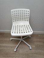 Chaise de bureau blanche IKEA 'SNILLE', Enlèvement ou Envoi, Comme neuf, Blanc, Chaise de bureau