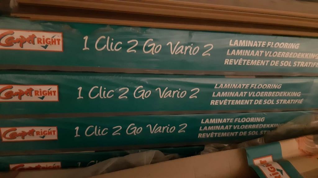 Nieuw! +10m2 laminaatvloer, Ophalen, Overige materialen, Nieuw, 10 m² of meer