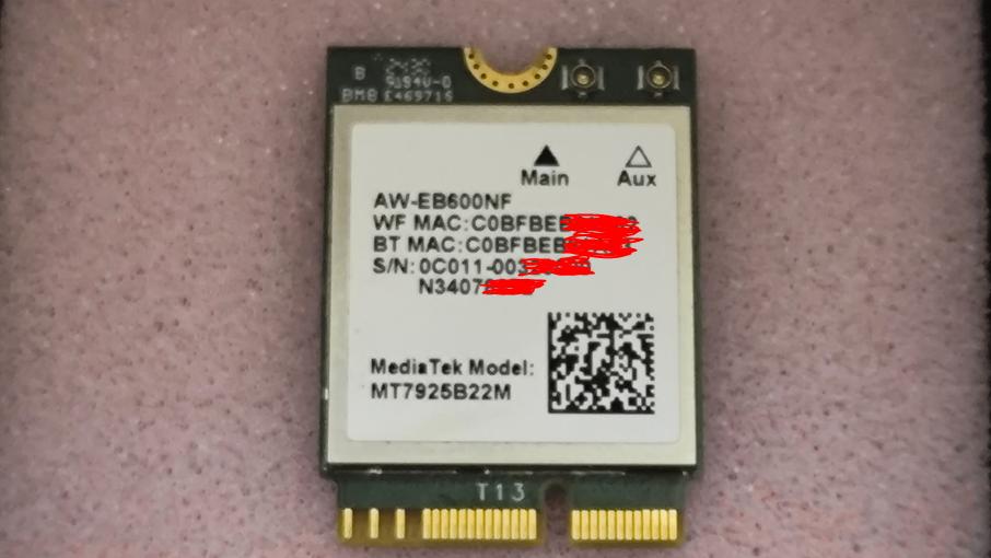 Nieuw Mediatek MT7925B22M M.2 WIFI 7 Bluetooth 5.4, Computers en Software, Ophalen of Verzenden, Nieuw