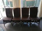 Stoelen, Huis en Inrichting, Stoelen, Ophalen, Gebruikt, Bruin, Riet of Rotan