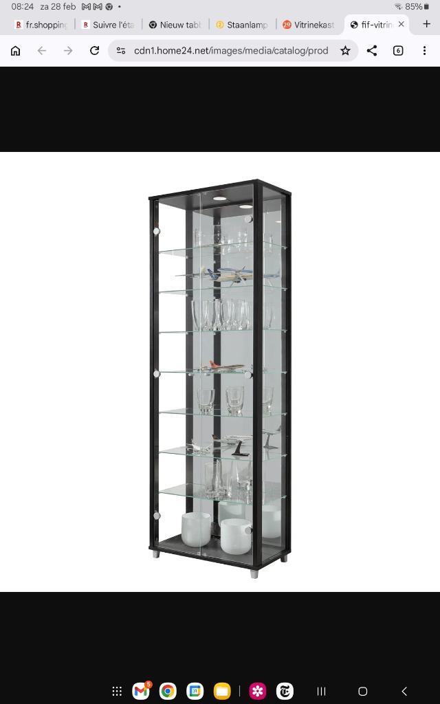 Vitrinekast, Verzamelen, Overige Verzamelen, Zo goed als nieuw, Ophalen