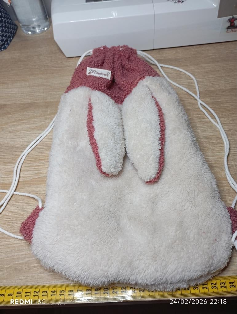 Sac à dos pour crèche, Enlèvement ou Envoi, Lapin, Fait main