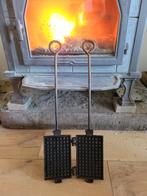 Oud gietijzeren wafelijzer – vintage, Ophalen