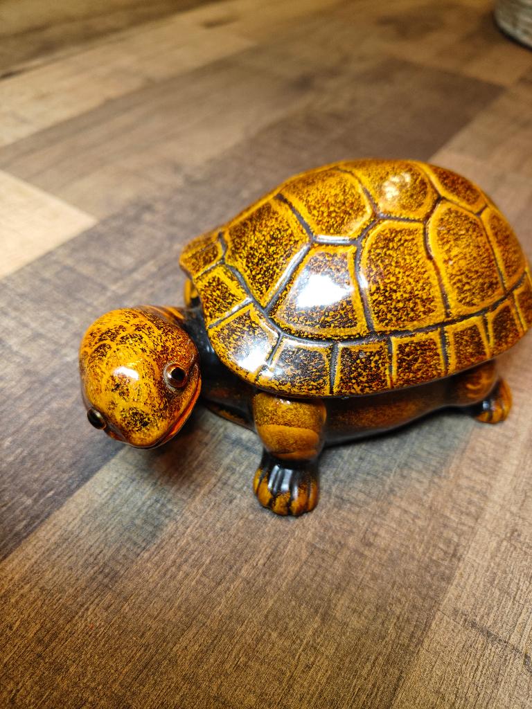 Figurine de tortue vintage/boîte de rangement, Enlèvement