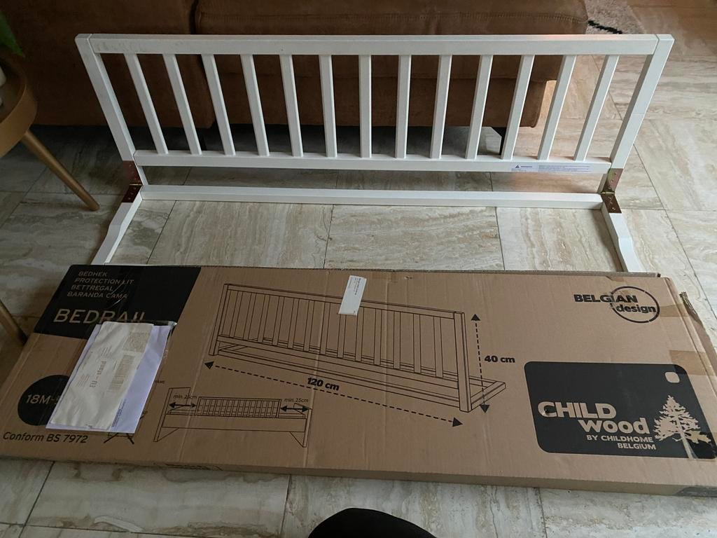 Bed hek bed rail te koop, Ophalen, Zo goed als nieuw