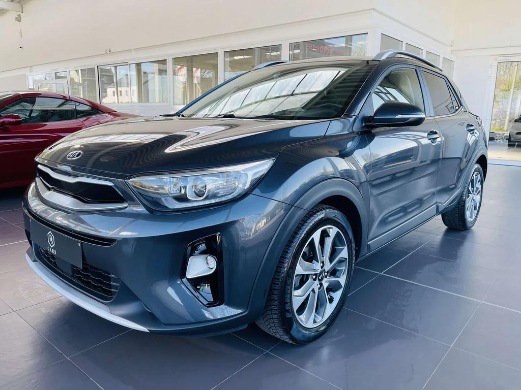 Kia Stonic 1.0i * GARANTIE + CUIR + GPS + BTE AUTO *, Autos, Kia, Cuir, Argent ou Gris, Achat, 998 cm³