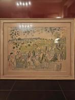 Oude litho van Raoul Dufy / Ascot 1935, Ophalen