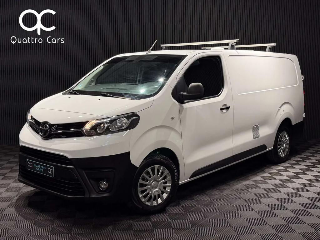 Toyota ProAce 2.0D - TVAC - Boite auto - Long chassis - Car, Auto's, Automaat, Stof, Gebruikt, Wit