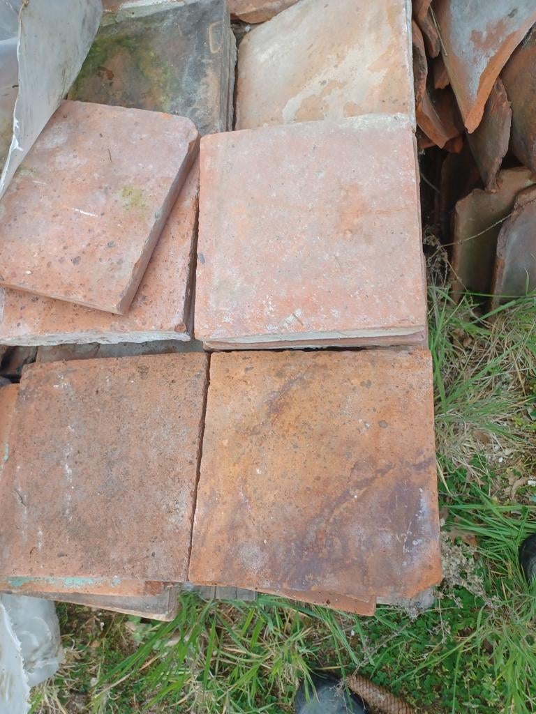 oude terra cotta tegels, Ophalen