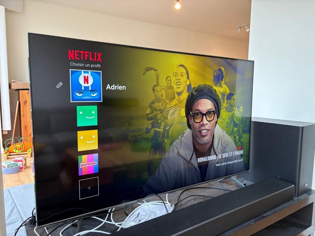 TV Samsung 50"-55" et bar de son, TV, Hi-fi & Vidéo, Télévisions, Enlèvement, Samsung