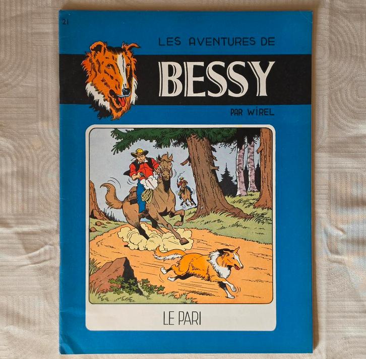 BESSY 21 ( 1 édition / 1e druk ) Le Pari 1957, Boeken, Stripverhalen, Gelezen, Eén stripboek, Ophalen of Verzenden