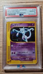 Pokémon mewtwo holo expedition 1st edition japanese PSA 10, Enlèvement ou Envoi