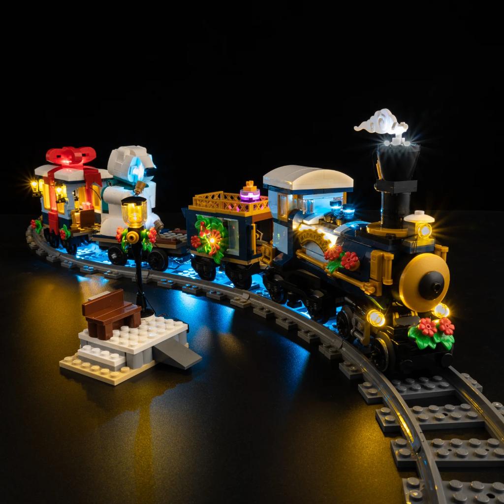 Lumières LED pour 10361 Holiday Express Train New, Enlèvement ou Envoi, Neuf, Autres marques