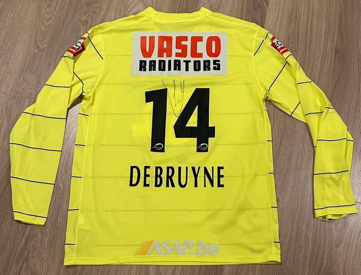 Match worn/issued shirt KRC Genk 2009/2010- Kevin De Bruyne, Sports & Fitness, Football, Comme neuf, Maillot, Envoi