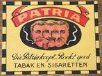 PATRIA TABAK/SIGARETTEN/etiket, Ophalen of Verzenden, Zo goed als nieuw, Overige typen