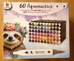 Set van 60 aquamarkers, Hobby en Vrije tijd, Tekenen, Ophalen, Zo goed als nieuw, Potlood of Stift