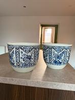 Delft blauwe bloempotten, Ophalen of Verzenden, Zo goed als nieuw