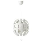 Hanglamp wit (IKEA PS 2014) met led lamp (meer kleurig), Moins de 50 cm, Synthétique, Enlèvement, Utilisé