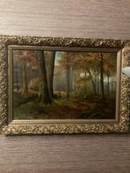 Koppel schilderijen olie op doek De Ruelle “bellemse bossen”, Ophalen