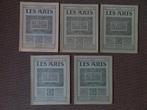 5 x Les Arts, 94, 95, 97,98 et 99 de 1909 et 1910, 160 pages, Envoi, Utilisé, Peinture et dessin