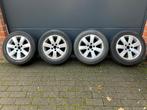 4 Aluminium velgen met zomerbanden, Ophalen, 16 inch, Banden en Velgen, Personenwagen