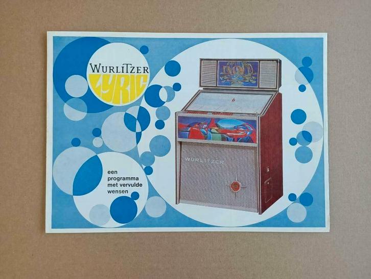 Folder: Wurlitzer Lyric (1966) jukebox, Collections, Machines | Jukebox, Wurlitzer, Envoi