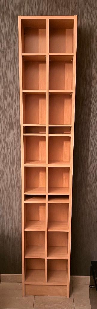 Armoire étagère de rangement CD / DVD élégante et modulable, Maison & Meubles, Enlèvement, Utilisé, Bois, 150 disques ou plus