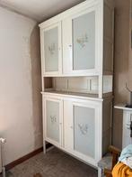 Antieke retro kasten 2x hout wit, Huis en Inrichting, Ophalen, Zo goed als nieuw