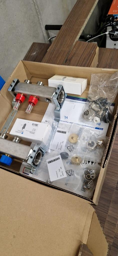 Collector vloerverwarming 2 kringen, Ophalen