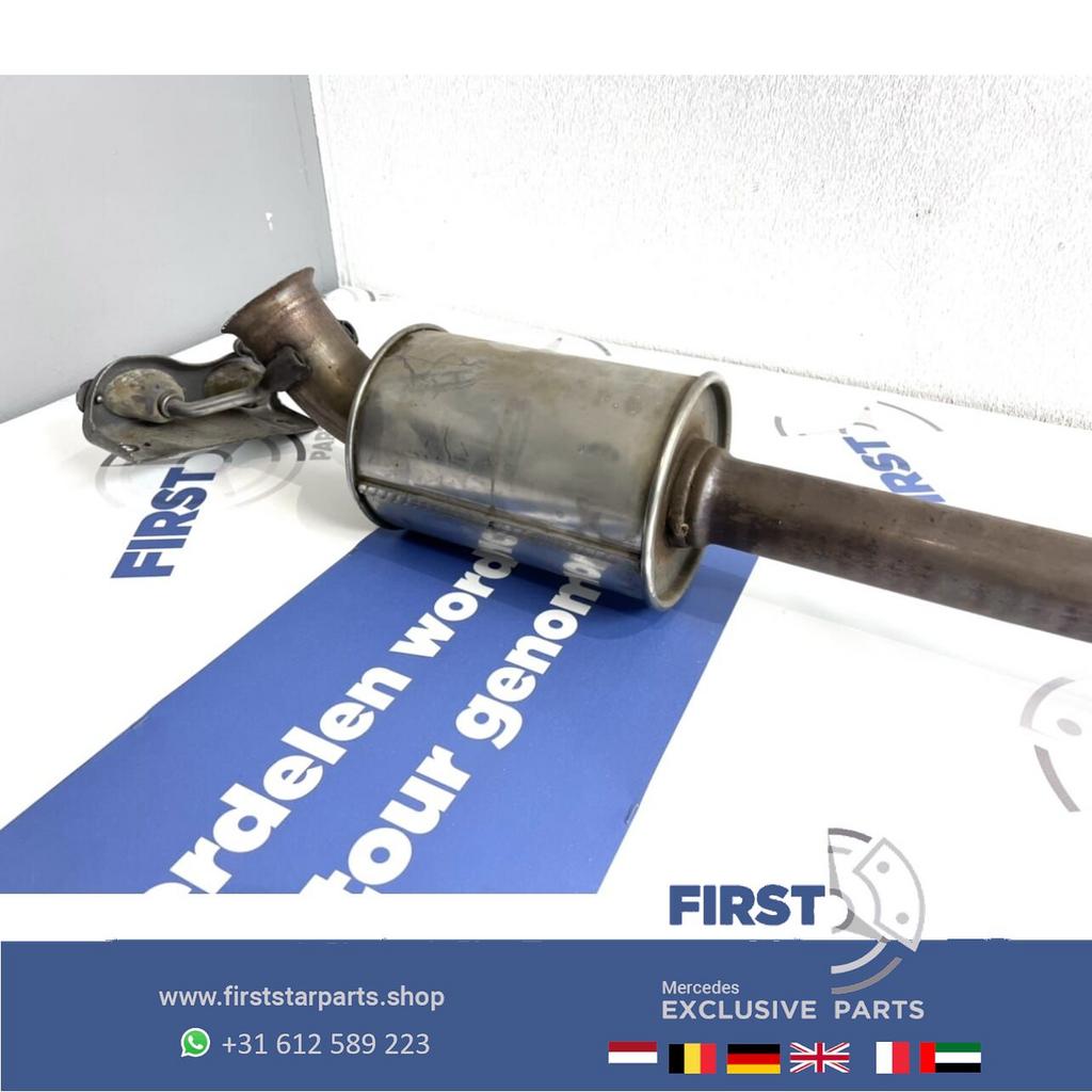 W176 dubbele AMG line uitlaat Mercedes A Klasse 2017 demper, Gebruikt, -, Ophalen of Verzenden, -