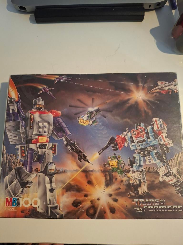 Transformers G1 puzzel van MB compleet MISB, Verzamelen, Transformers, G1, Ophalen of Verzenden