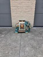 Grand éléphant en céramique - photophore et porte-encens, Antiquités & Art, Enlèvement ou Envoi