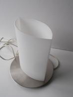 Design tafellamp melkglas, Ophalen of Verzenden, Zo goed als nieuw, Glas, Modern