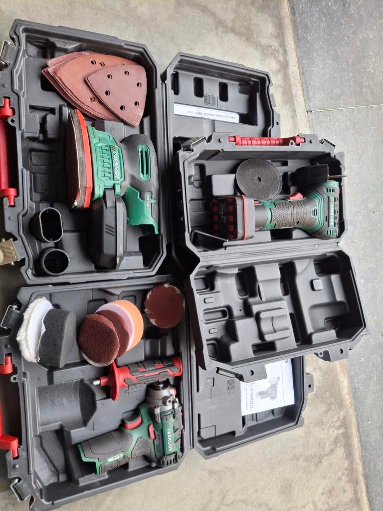 Parkside 12v electrische gereedschap 3x, Ophalen