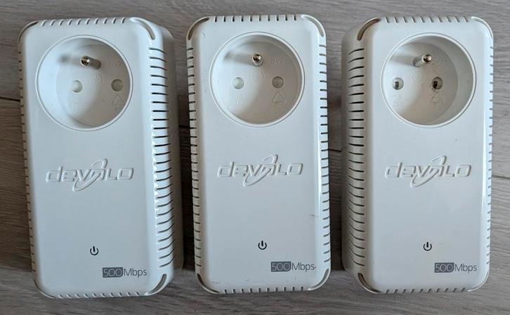 3 Devolo dlan 500+. 500mbps, Informatique & Logiciels, Adaptateurs powerline, Utilisé, Enlèvement ou Envoi