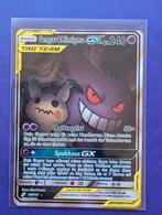 Gengar & Mimikyu GX alt art German Team Up 165/181, Enlèvement, Comme neuf, Cartes en vrac, Foil