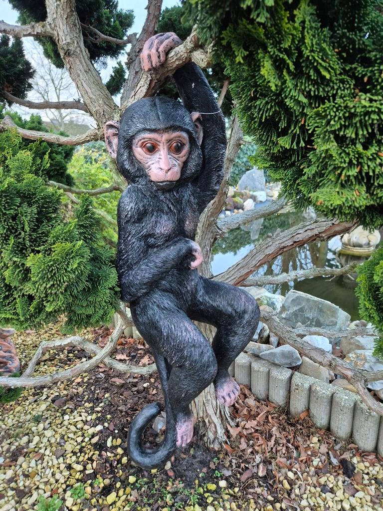 Grote hangende aap in boom, Ophalen, Nieuw, Kunststof, Dierenbeeld