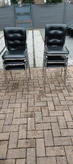 keukenstoelen, Maison & Meubles, Chaises, Enlèvement, Métal, Standaard, Noir