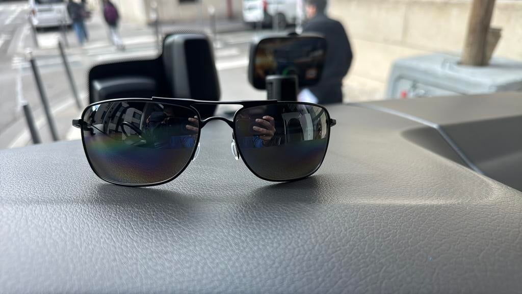 oakley gauge 8 prizm black polarized, Ophalen, Zo goed als nieuw, Zonnebril, Oakley