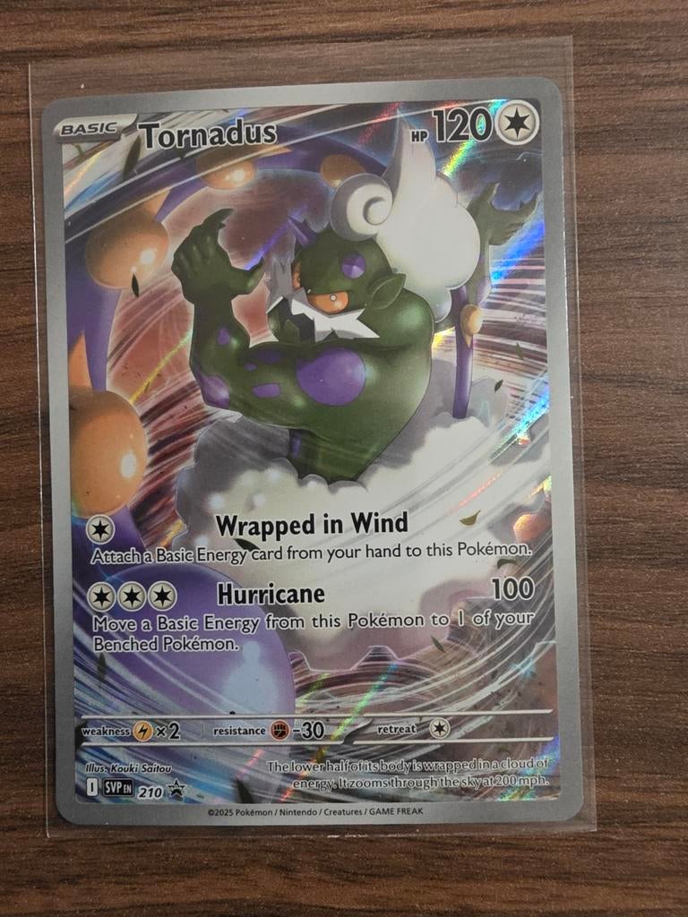 Tornadus black star promo 210, Hobby en Vrije tijd, Verzamelkaartspellen | Pokémon, Ophalen of Verzenden