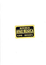 Bières Aigle-Belgica  Gand-Bruges, Collections, Marques de bière, Utilisé, Enlèvement ou Envoi