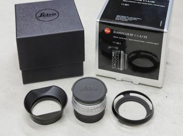 Nieuwstaat Leica Summilux M 35mm 1.4 11301 Steel Rim Lens 35 beschikbaar voor biedingen