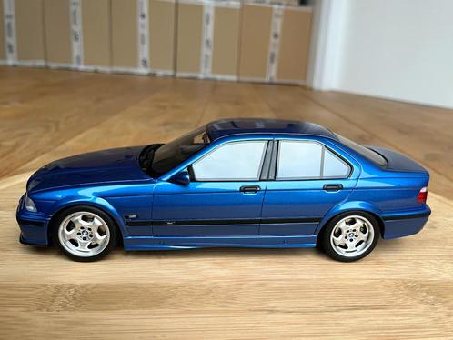BMW E36 M3 sedan blauw 1:18 OttO Mobile OT1082 nieuw in doos, Hobby en Vrije tijd, Modelauto's | 1:18, Nieuw, Auto, OttOMobile