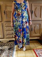 Mooie lange jurk met print, maat 44. merk Batida, Blauw, Maat 42/44 (L), Ophalen of Verzenden, Gedragen