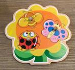 Puzzle en bois abeille, coccinelle, papillon, Enlèvement ou Envoi, 0 à 6 mois, Comme neuf, Moins de 10 pièces